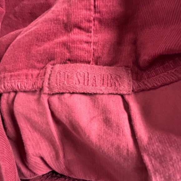 CP Shades Womens XL Corduroy Long Sleeve Cowl Neck Dress Red Pockets USA NWOT - Picture 3 of 9